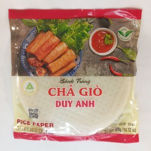 GALETTE DE RIZ 22cm 40/400g cha gio DUY ANH *RUP04.26*