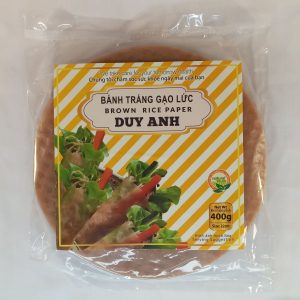 GALETTE DE RIZ COMPLET 22cm 40/400g DUYANH banh trang gao luc *R5.25*