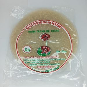 GALETTE SESAME BLANC 40/400g DUY ANH white sesame crackers 07.25