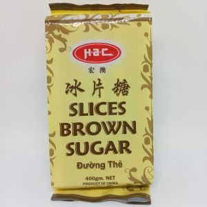 SUCRE BRUN LAMELLES 50/400g HAC brown sugar slices *RUP11.02*