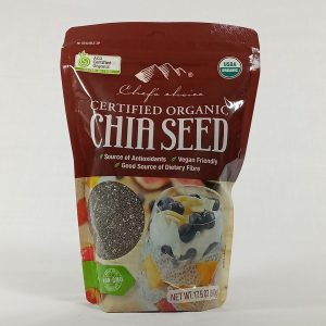 GRAINE DE CHIA NOIRE BIO 10/500g C/C org black chia seeds FR 12.25