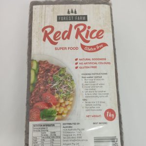 RIZ ROUGE 12/1kg FOREST FARM red rice 01.22*
