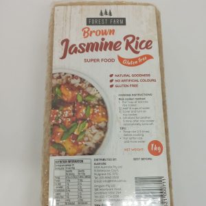 RIZ JASMIN BRUN 12/1kg FOREST FARM #RIFF04 brown jasmin rice*RUP07.25