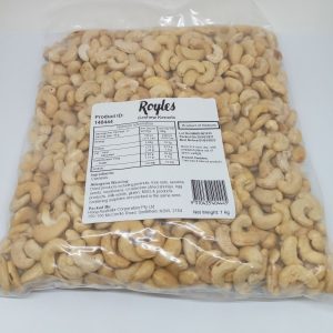 NOIX CAJOU 23/1KG ROYLES cashew kernel raw *RUP06.22*
