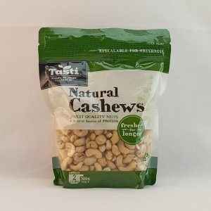 NOIX DE CAJOU 6/300g TASTI #F1627A cashews FR  *RUP10.25*