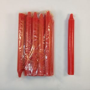 BOUGIE ROUGE L 17cm 10pcs 40/ctn 01.24