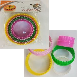 MOULES CUPCAKE ROND 5PCS SET 288SET/CTN DKE M