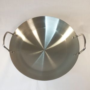 WOK INOX 2 anses 36cm 40pcs/ctn 1-5 P25 12.23 *