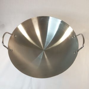 WOK INOX 2 anses 40cm 30pcs/ctn1-3 P25 12.23 *