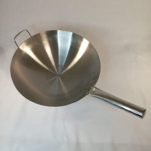 WOK INOX a manche 36cm 40pcs/ctn 1-5 P25 12.23 *