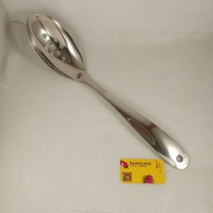 CUILLERE ECUMOIR INOX 20cm 240pcs/ctn 1-3 P38  01.26 *