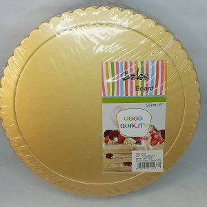 DESSOUS GATEAU ROND OR 25cm 25pcs 12pack/ctn P22 *RUP10.23 *
