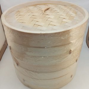 PANIER A VAPEUR BAMBOO 24cm 3étages 03.21 DKC B9
