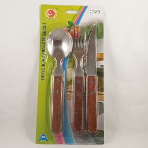 SET FOURCHETTE COUTEAU CUILLERE STEACK FENG&FENG 120pcs/ctnP18 12.21