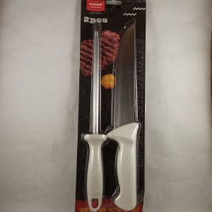 COUTEAU chef  33cm + AIGUISEUR  BOBSSEN  120pcs/ctn P18 *RUP*
