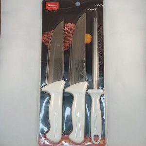 COUTEAU chef 33cm 2pcs+ AIGUISEUR  BOBSSEN  96pcs/ctn P18 *RUP11.23