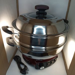 CUISEUR VAPEUR 34cm MULTIFONCTION 3en1  6pcs/ctn P22 12.22 *