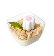 VERRINE pagode arrondi 60ml 5.5*3.5*3.1cm 50pcs 40pk/ctn P30 02.25 *