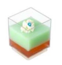 VERRINE cubique 70ml 4.2*4.8*4.2cm 10pcs 100pack/ctn P30 02.25 *