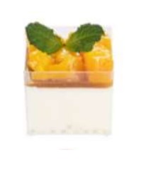 VERRINE cubique 70ml 4.5*4.3*4.5cm 12pcs 124pack/ctn P30 02.25 *