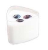 VERRINE triangulaire 70ml 5.5*4.4cm 12pcs 120pack/ctn P30 02.25 *