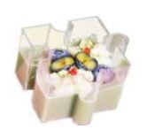 VERRINE puzzle 100ml 5.5cm 8pcs 100pack/ctn P22 12.22 *