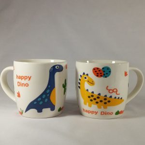 TASSE CERAMIQUE DINAUSORE MIX mug 8.5x9cm 72pcs/ctn P23 *RUP04.23