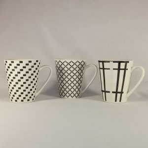 TASSE CERAMIQUE 4MOTIF mug 8.5x10.2cm 72pcs/ctn P23 *RUP04.23 *