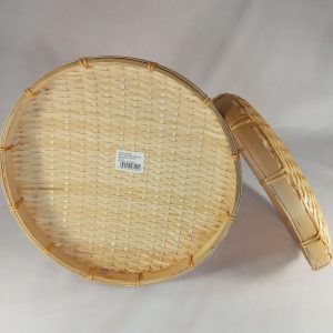 PLATEAU BAMBOU TISSE 30cm 100pcs/ctn P23 04.23 *