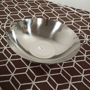 WOK DOUBLE POIGNEES 40CM SS201 25pcs/ctn 1-2 P39 05.26