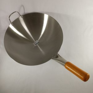 WOK POIGNEE et MANCHE en bois 36CM 30pcs/ctn 1-2 P39 05.26