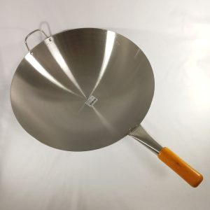 WOK POIGNEE et MANCHE en bois 45CM 20pcs/ctn 1-2 P39 05.26