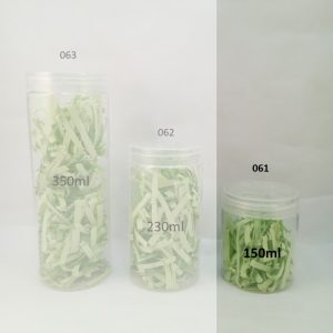 BOCAL PLAST TRANSP couvercle 150ml 55*65mm 50pcs/ctn 1-8 P27 02.24 *