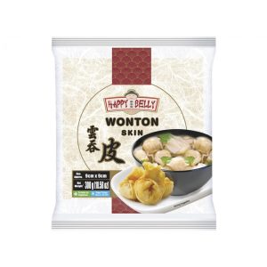 PATE WONTON 90mm 30f 30/300g HAPPY BELLY wonton skin 12.25