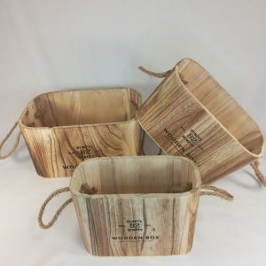 BOITE DE RANGEMENT BOIS 3pcs 10set/ctn 1-5 P26 01.24 *