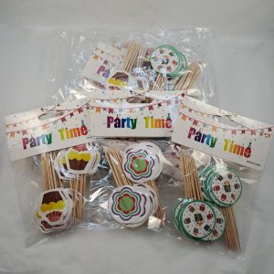 PIQUE COCKTAIL DECO fleur 24pcs 01.20 DK ALI B12 *