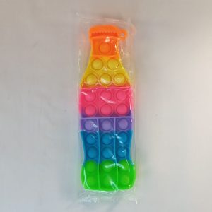 JOUET POP IT MULTICOULEUR forme bottle 19*6cm 300pcs/ctn P18 12.21 *