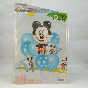 BALLON HELIUM SET souris dessin animé 9pcs 1+2+6pcs  P21 11.22 *