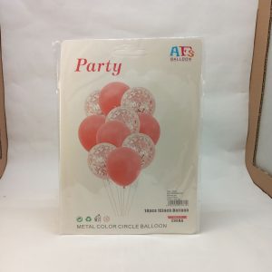 BALLON SET ROSE 10pcs*40cm P21 11.22 *