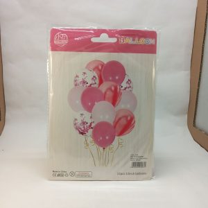 BALLON SET MULTI ROSE 12pcs*40cm P21 11.22 *