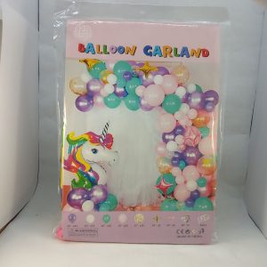 BALLON SET arche LICORNE 105pcs  P21 11.22 *