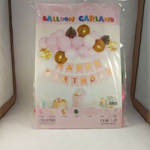 BALLON SET arche HB ROSE PAILLETTE 41pcs  P21 11.22 *