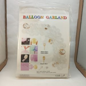BALLON SET arche BLANC 112pcs  P21 11.22 *