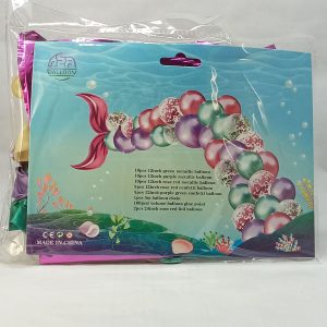 BALLON SET arche SIRENE ROSE 44pcs  P21 11.22 *