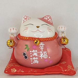 LUCKY CHAT ceramic rose tirelire 11*10*11cm 60pcs/ctn  P21 *RUP12.22