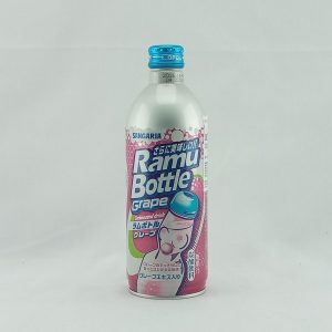 RAMUNE RAISIN 24/500ml SANGARIA #YS3SA01 ramu bottle grape FR 05.26