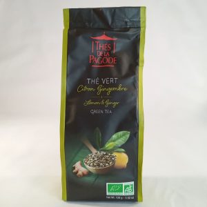THE VERT CITRON GINGEMBRE BIO 6/100g THE DE LA PAGODE 6TVCG *RUP05.26