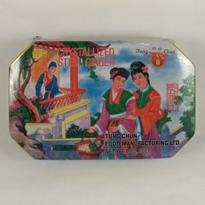 GINGEMBRE CONFIT CRYSTALISE BOITE METAL 100/200g TUNG CHUN *RUP06.26*