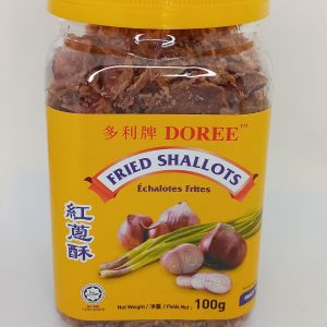 ECHALOTTE FRIT 24/100g DOREE fried shallots jar DOR006 *RUP06.26*