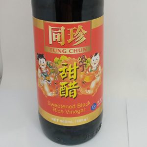 VINAIGRE RIZ NOIR SUCRE 12/500ml T.C sweet black rice vinegar *R7.26*